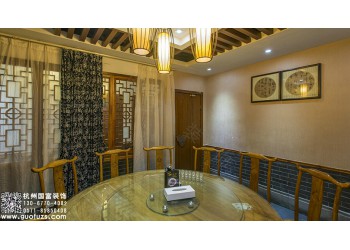 杭州西湖區(qū)川菜設計裝修公司，工裝設計裝修就選浙江國富裝飾