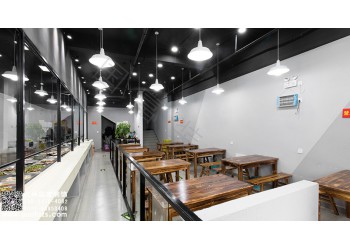 棲悅城奧特萊斯大食堂設(shè)計公司-浙江國富裝飾