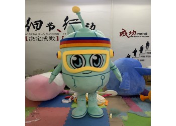 各類卡通玩偶服、企業(yè)吉祥物都可定制，內(nèi)置風(fēng)扇與冰袋