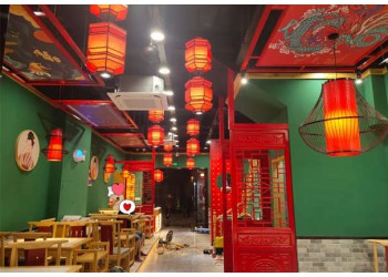 合肥特色火鍋店設計，老北京涮羊肉裝修實景，京味兒十足