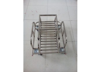 圍欄運(yùn)載車(chē)江西不銹鋼圍欄小車(chē)可定制 金河電力