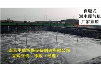 QXB型潛水離心曝氣機(jī)怎么選型安裝；潛水式曝氣機(jī)結(jié)構(gòu)簡圖