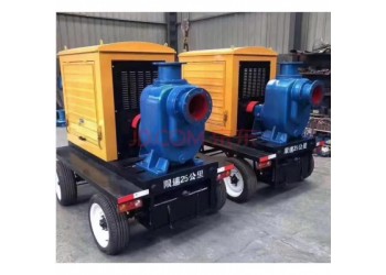 柴油機移動拖車防汛排澇排污自吸泵 灌溉市政應(yīng)急大流量排水泵車